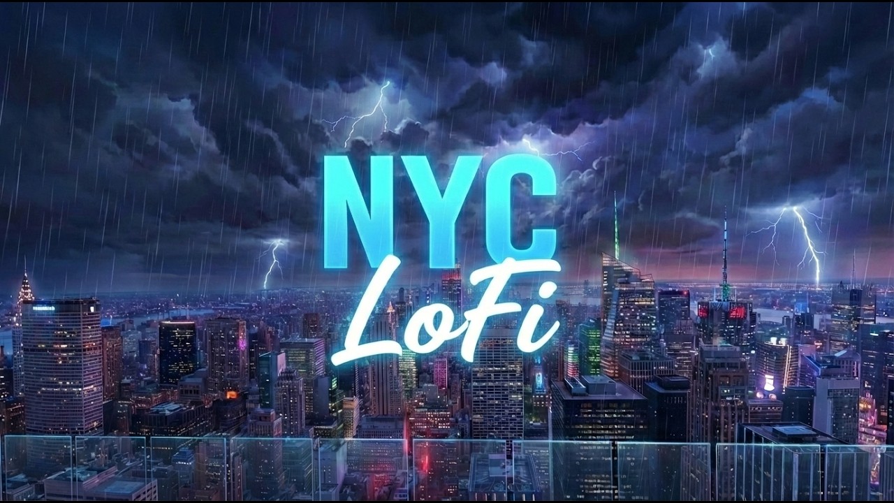 NYC Rooftop LoFi 🌃 | Chill Hip Hop Beats to Study/Work/Relax