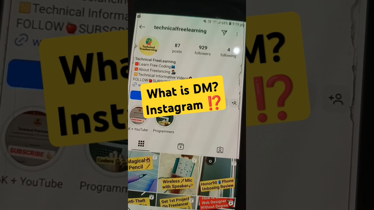 How to DM on instagram | what is dm in instagram | dm kaise kare | DM ka matlab | full form #dm