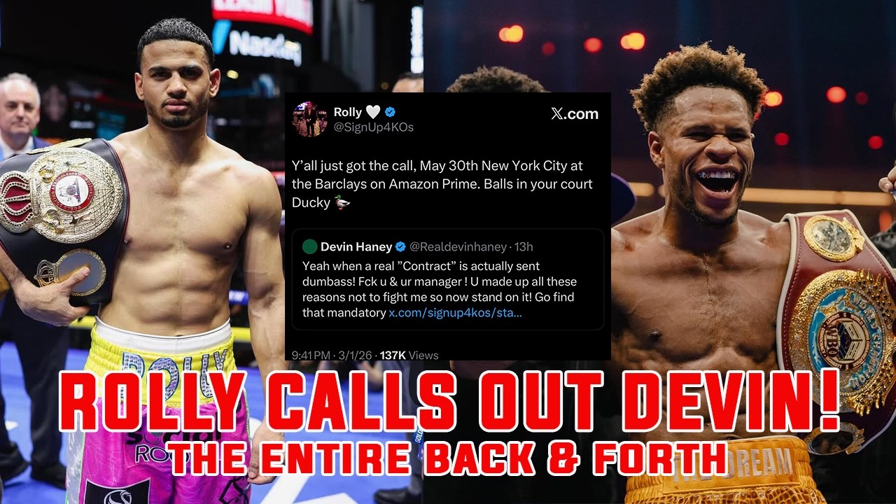 Devin Haney vs Rolly Romero?! Devin RESPONDS After Rolly CALLS HIM OUT! | Full Back & Forth