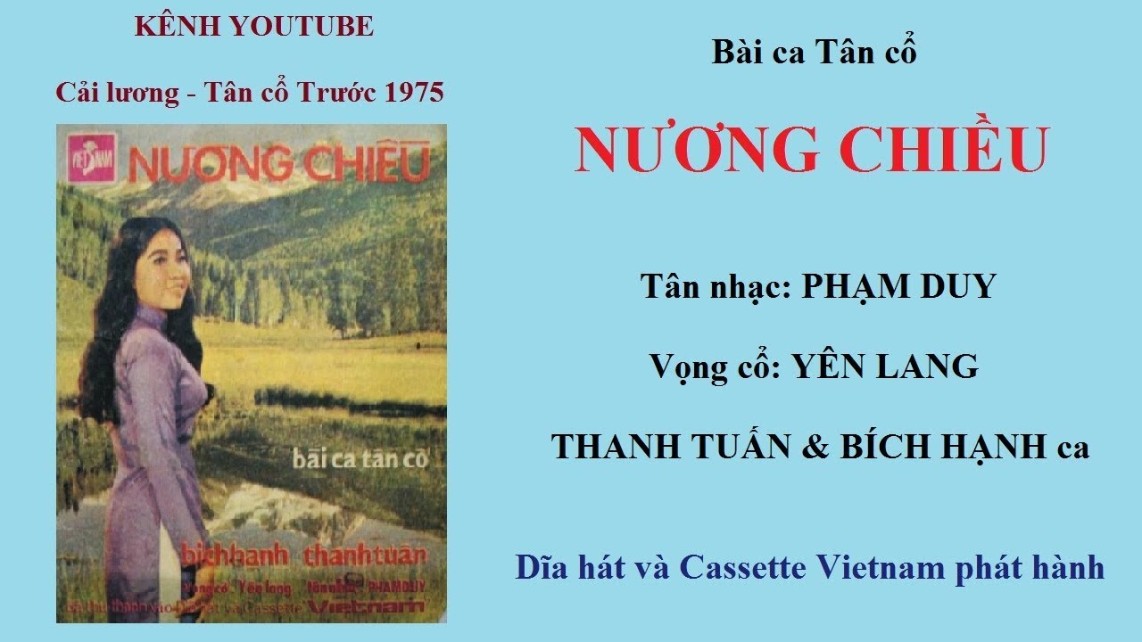 NƯƠNG CHIỀU - Thanh Tuấn & Bích Hạnh ca