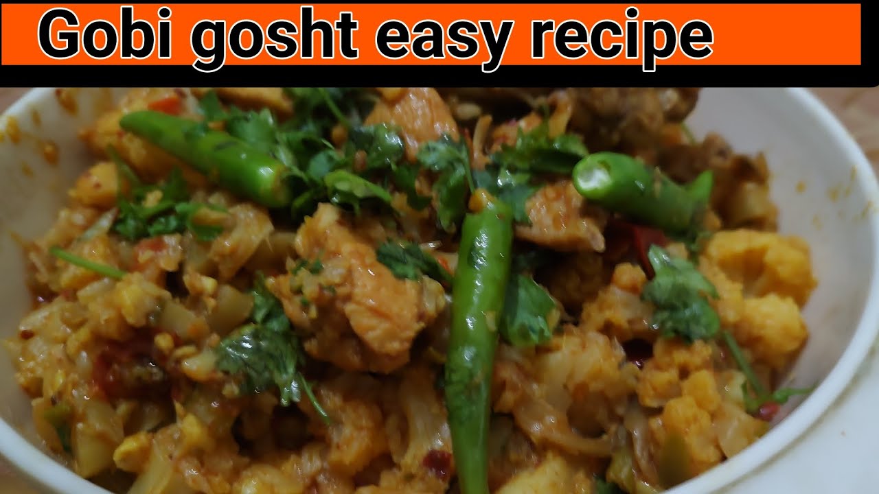 Gobi gosht easy recipe | Aj Kya pkaun 