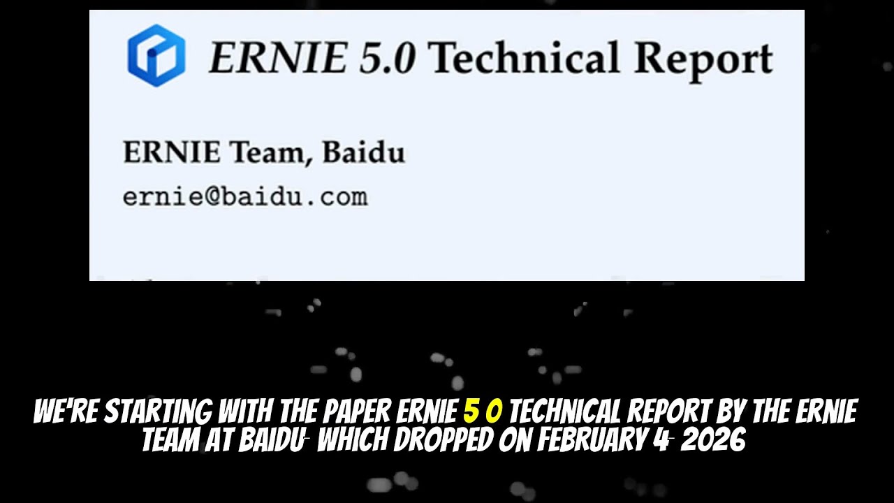 ERNIE 5.0 Technical Report (Feb 2026)