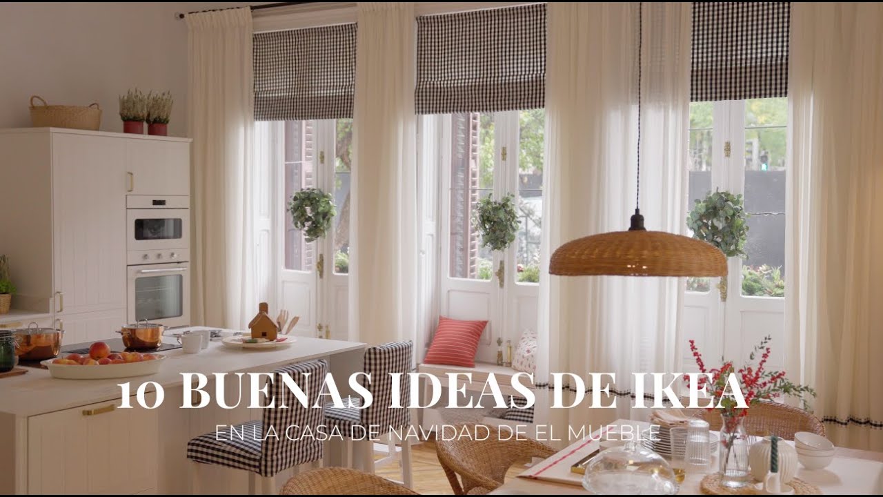 Descubre la cocina abierta y el salón de IKEA de La Casa de Navidad de El Mueble
