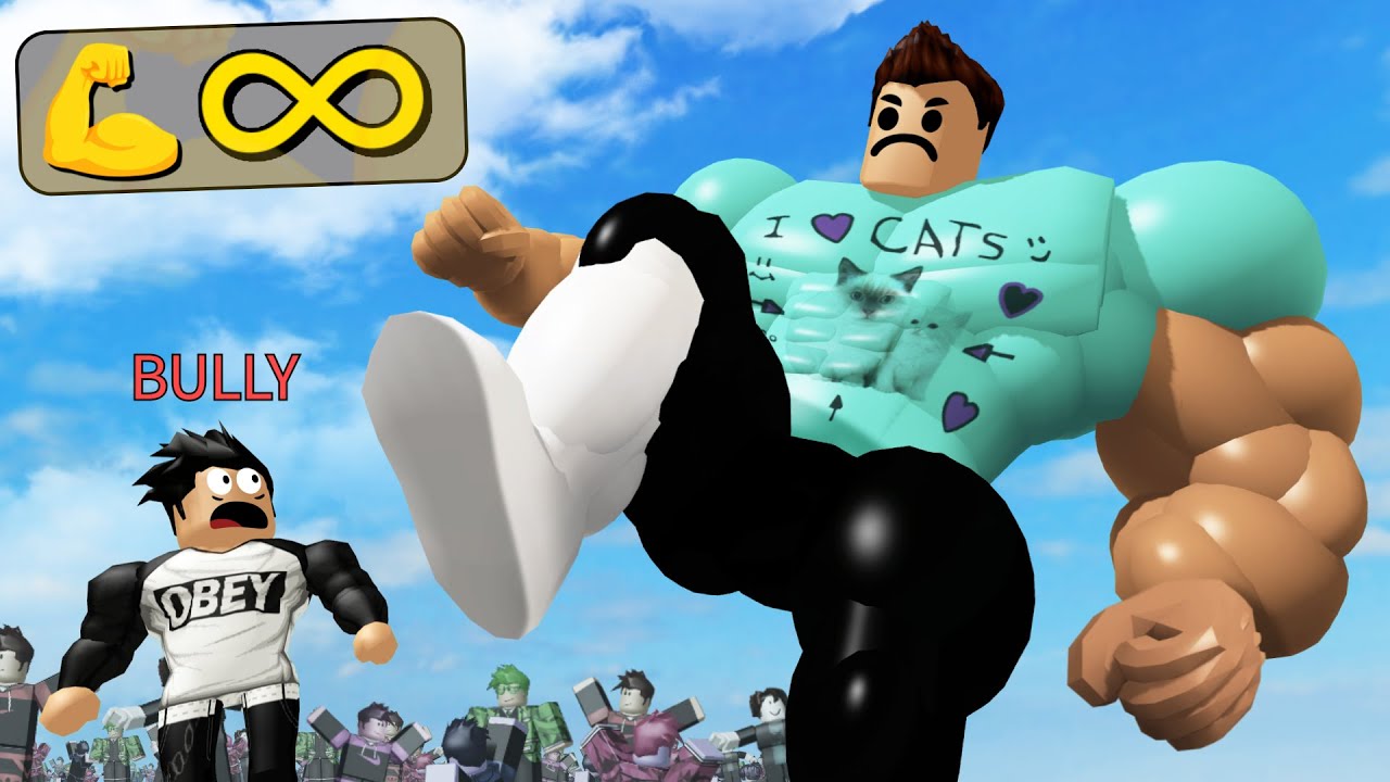 I got INFINITE SIZE in CRUSHING SIMULATOR and stepped on the bully
