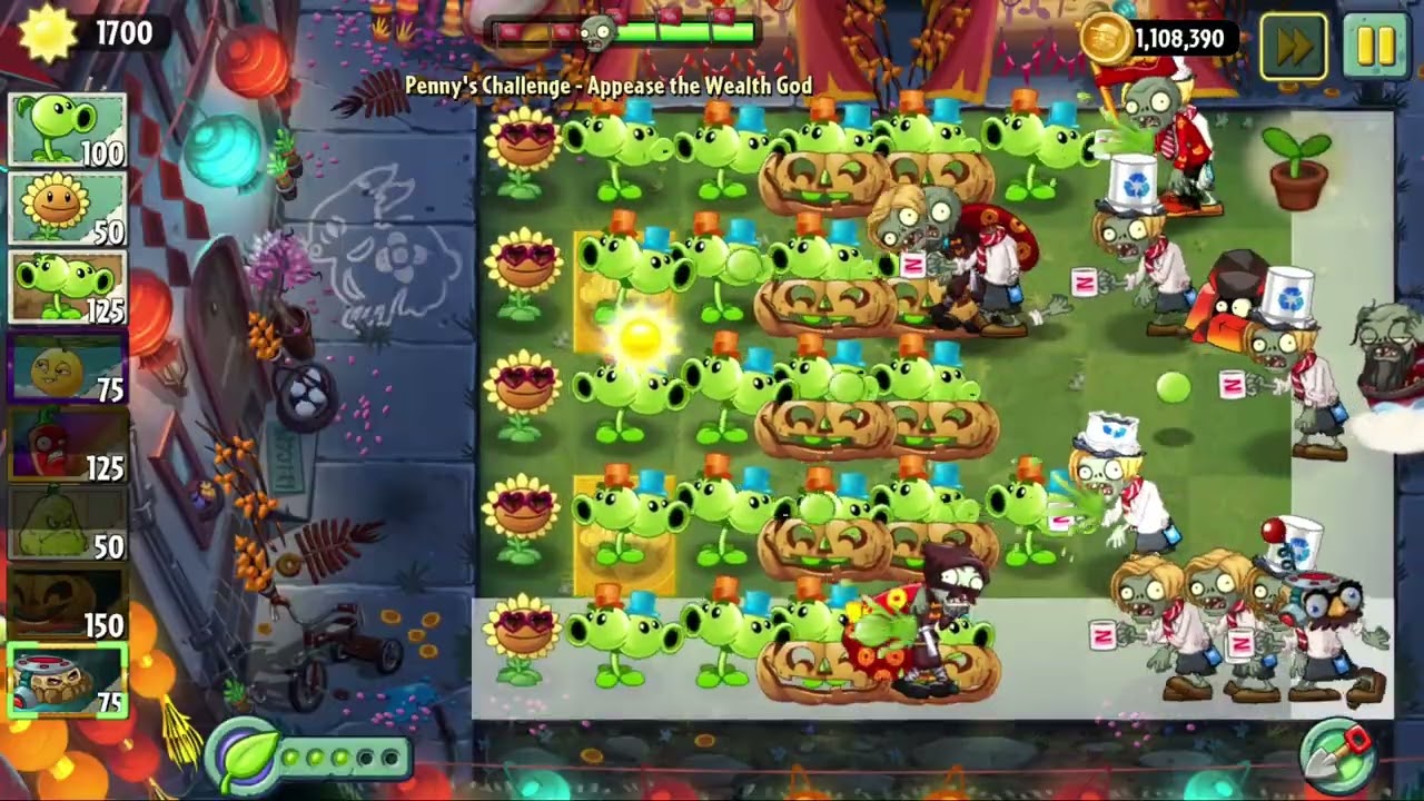 Plants Vs. Zombies 2: Reflourished | Penny's Challenge - Appease the Wealth God