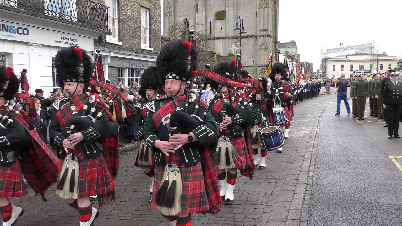 BURY ST EDMUNDS REMEMBRANCE PARADE 2021