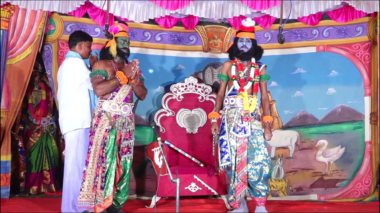శ్రీ రామస్వాముల వారి వీధి నాటకంలో # రాములయ్య నర్సమాంబ వాదం 3 $ గ్రా అప్పిరెడ్డిపల్లి మం.మద్దూర్ NRPT