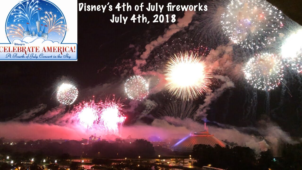 NEW 2018 DISNEY’S 4TH OF JULY FIREWORKS | ON TOP OF CONTEMPORARY RESORT 🇺🇸🗽🎆