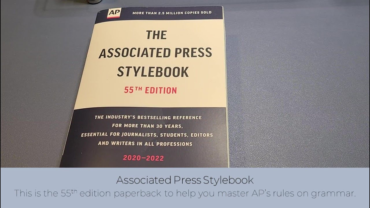 In Hand Review of Associated Press Stylebook 55th Edition