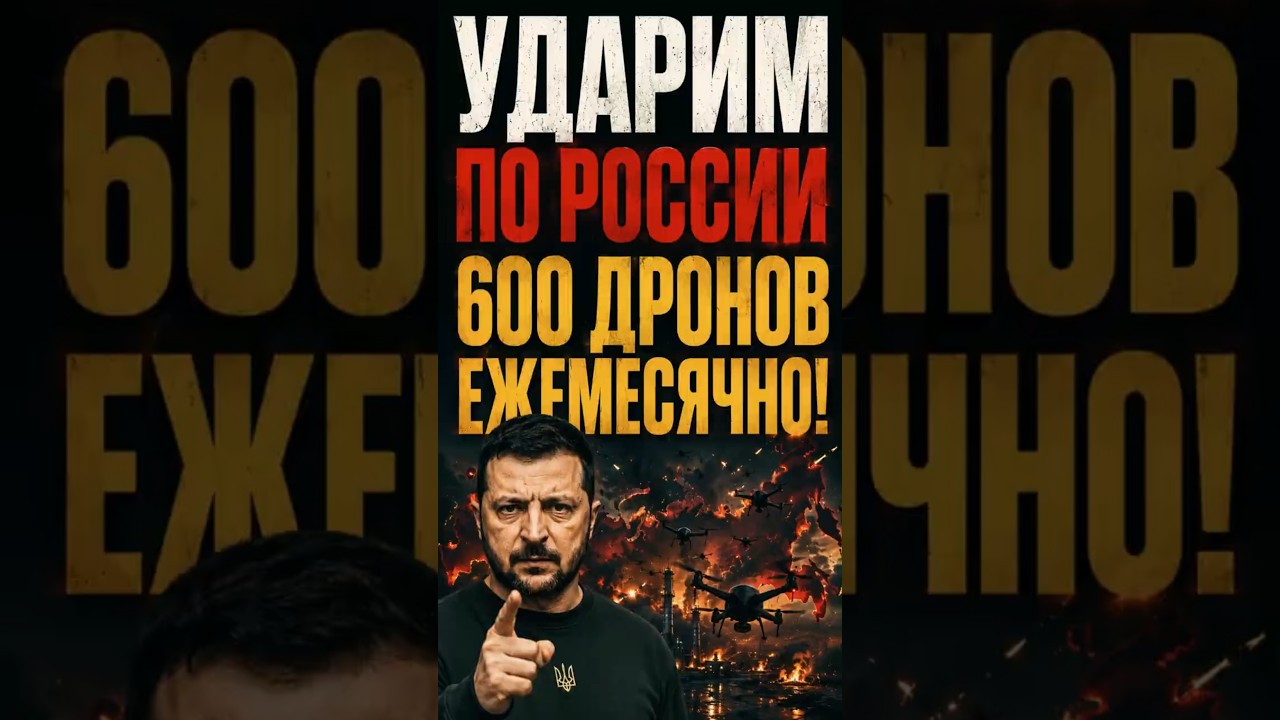 🔥 600 MISSILES AND DRONES PER MONTH: ZELENSKY ANNOUNCES RETURN STRIKES AGAINST RUSSIA!
