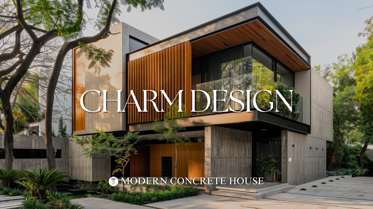 Urban Garden House with Innovative Concrete Design and Modern Minimalist Interiors