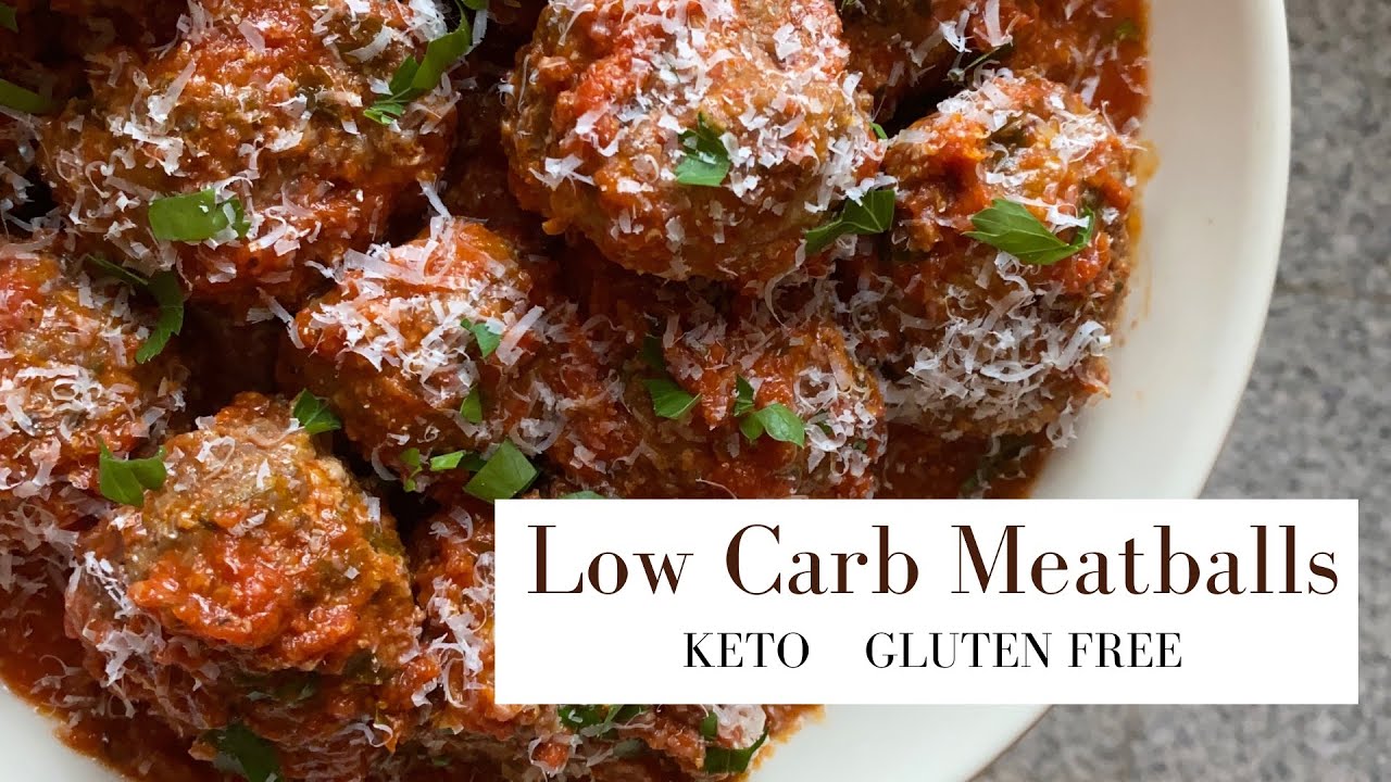KETO MEATBALLS | gluten free | keto dinner recipe