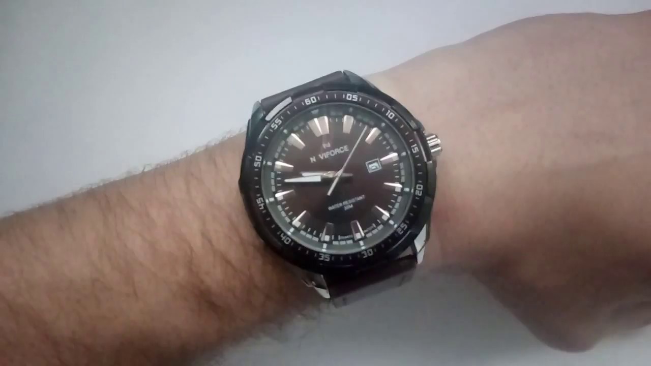 Кварцевые часы Naviforce 9056 обзор, настройка, инструкция на русском, отзывы, цена, купить Украина