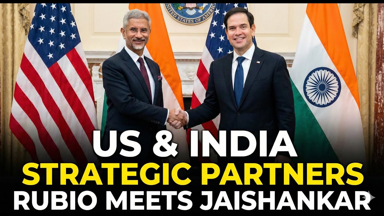 WATCH: US & India: Secretary Rubio & EAM Jaishankar on Strategic Ties