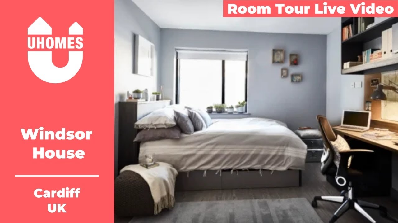 The Cheap Student Accommodation In Cardiff - Windsor House [Room Tour]