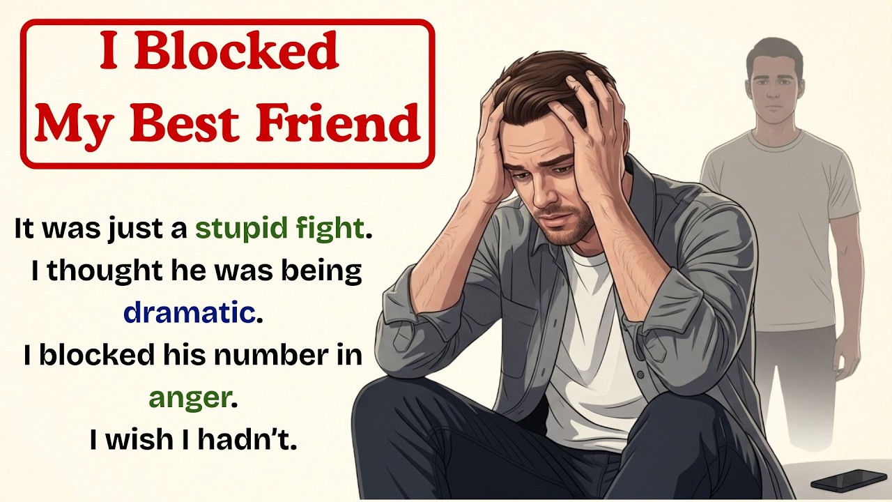 Learn English with Stories ⭐ | I Blocked My Best Friend | English Listening & Speaking Practice