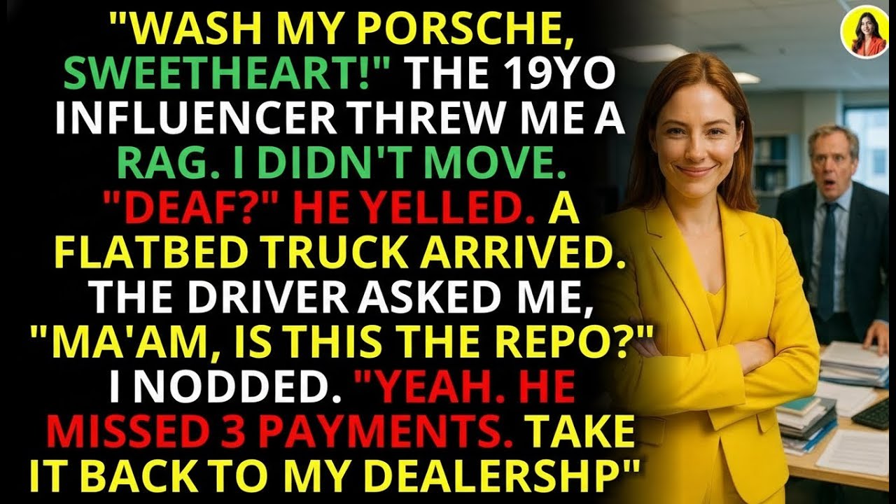 I Repossessed An Influencer's Porsche During His Live Stream   Corporate Takedown