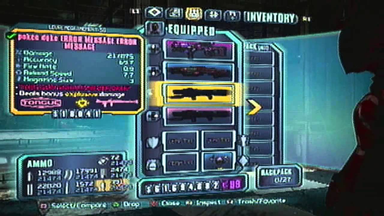 Borderlands 2 Modded weapon showcase #1