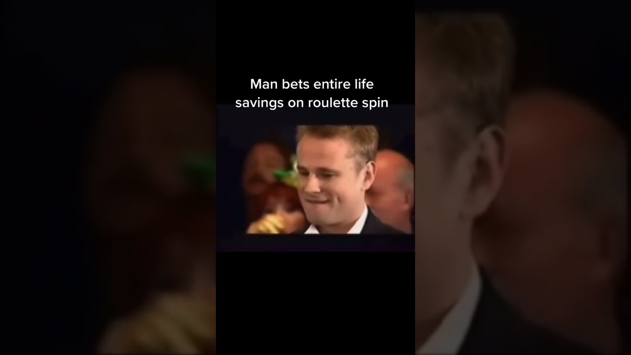 Man bets entire life savings in roulette spin 🤯 #gambling #casino #blackjack #betting #roulette
