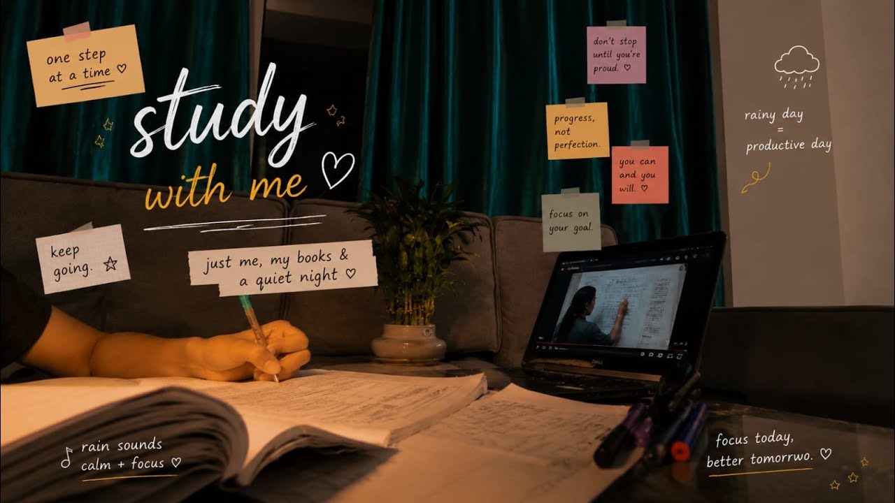 Study With Me LIVE ✏️♡ | Small Steps, Every Day
