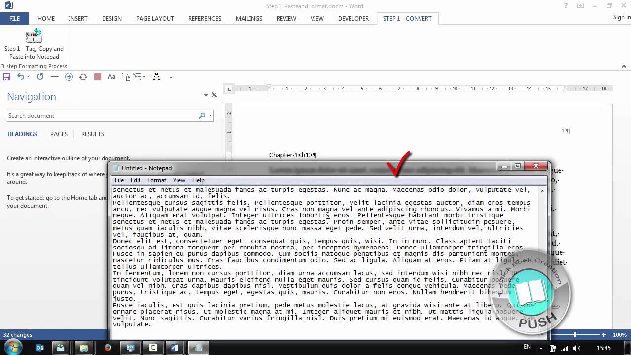 1-Click Book Creation - Convert And Format