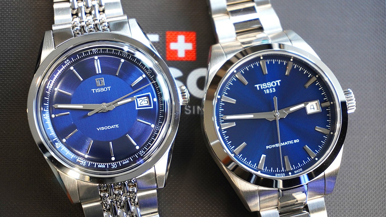 Сравнение часов Tissot с синим циферблатом | Лучшие часы с синим циферблатом до 40 мм и 1000 долл...