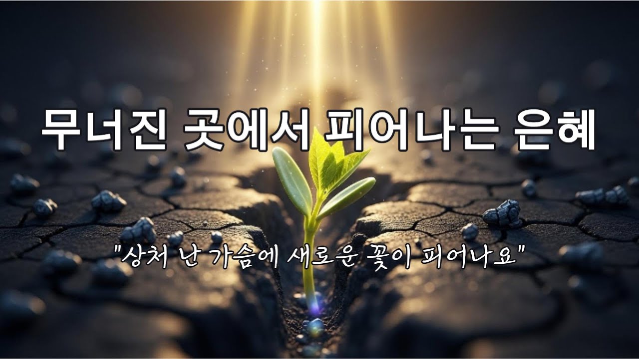 ✝️ [CCM] 무너진 곳에서 피어나는 은혜 - 절망의 끝에서 만난 하나님의 위로 | 2025년 마지막 위로의 찬양