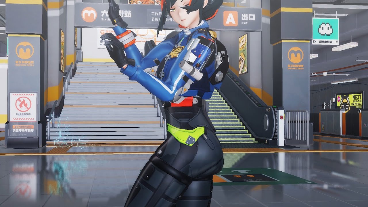 【Zenless Zone Zero MMD／4K／60FPS】Zhu Yuan【Sunny Side Up!】