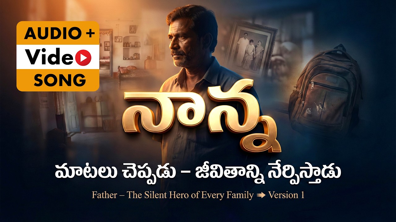 నాన్న - మాటలు చెప్పడు 👉 జీవితాన్ని నేర్పిస్తాడు | Father - The Silent Hero  | #song  #live