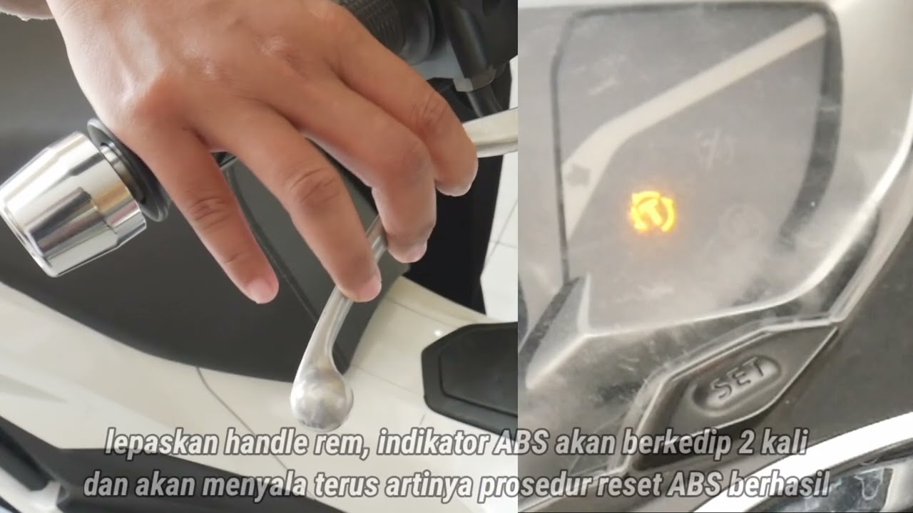 Cara reset/menghapus kegagalan ABS Honda PCX 160