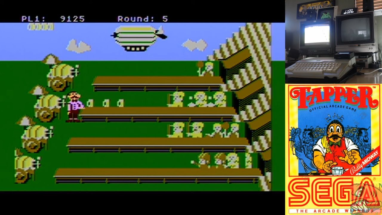 Tapper [Atari 8-BIT] 121,200
