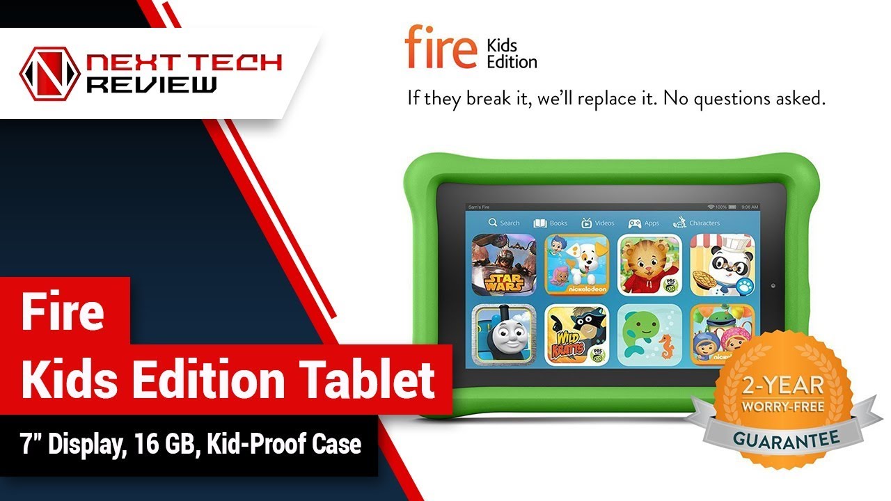 Fire Kids Edition Tablet, 7 inch Display, 16 GB, Kid Proof Case Product Review  &ndash; NTR