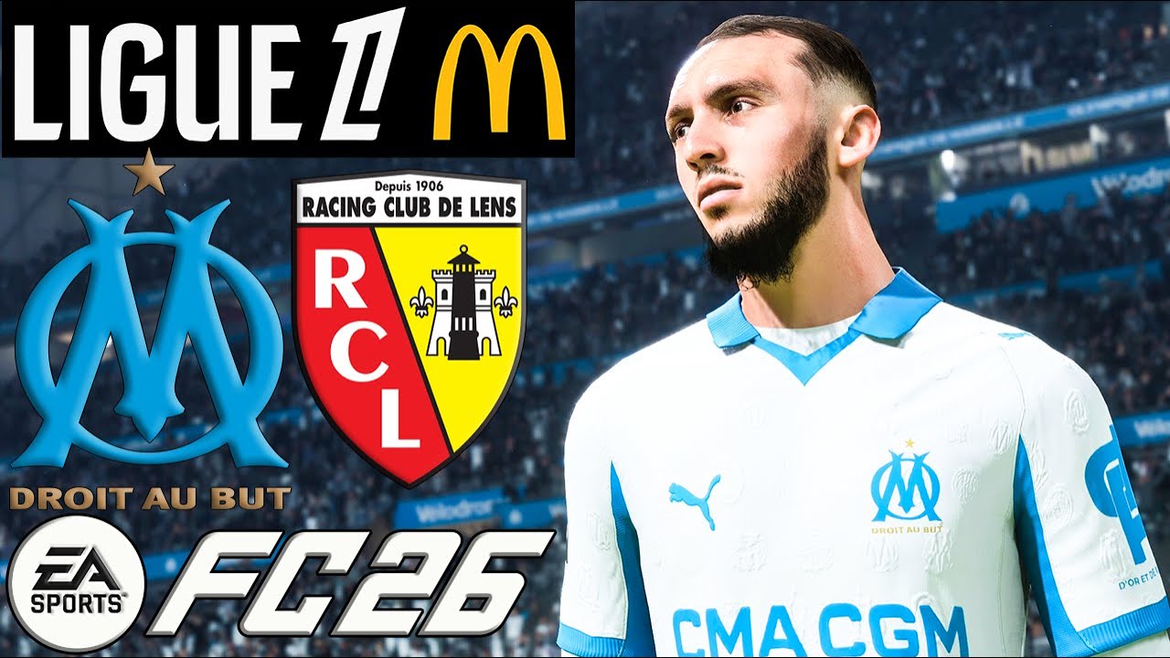 Olympique de Marseille vs RC Lens | Ligue 1 | 24 Janvier 2026 | FC 26