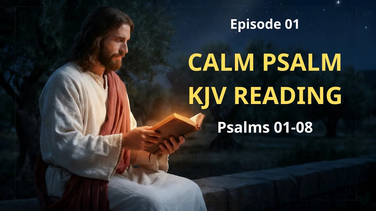 Psalms 1–8 (KJV) | Bible Reading for Busy Minds | Calm Scripture