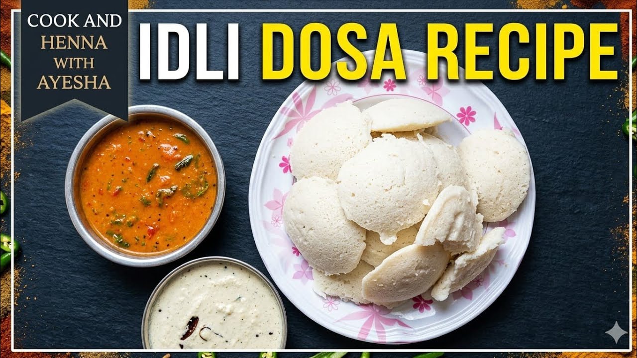 Idli dosa ki perfect recipe and tasty chutney😊👌🏻.....
