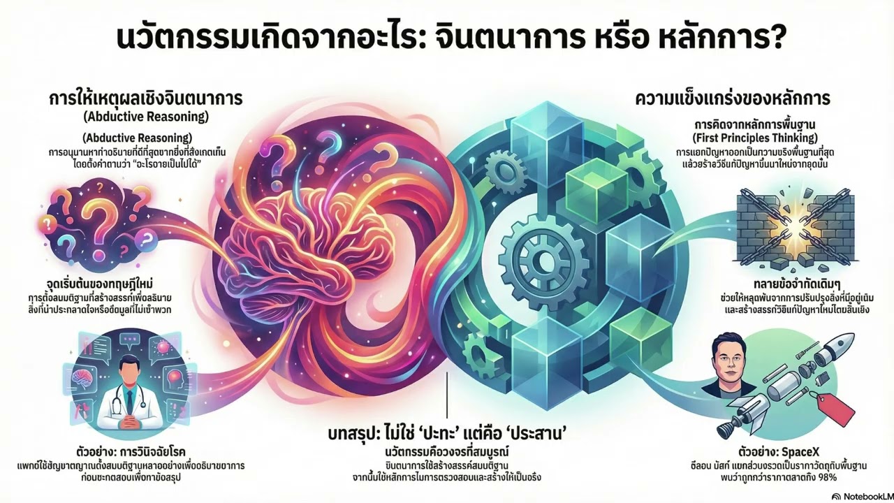 ดีเบต นวัตกรรมเกิดจากจินตนาการ หรือหลักการ? เจาะลึกวิธีคิด Elon Musk vs ผู้สร้างวัคซีน mRNA