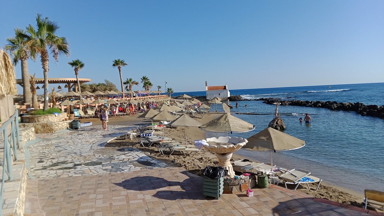 Eri Beach & Village отель в Греции на острове Крит, видео обзор.