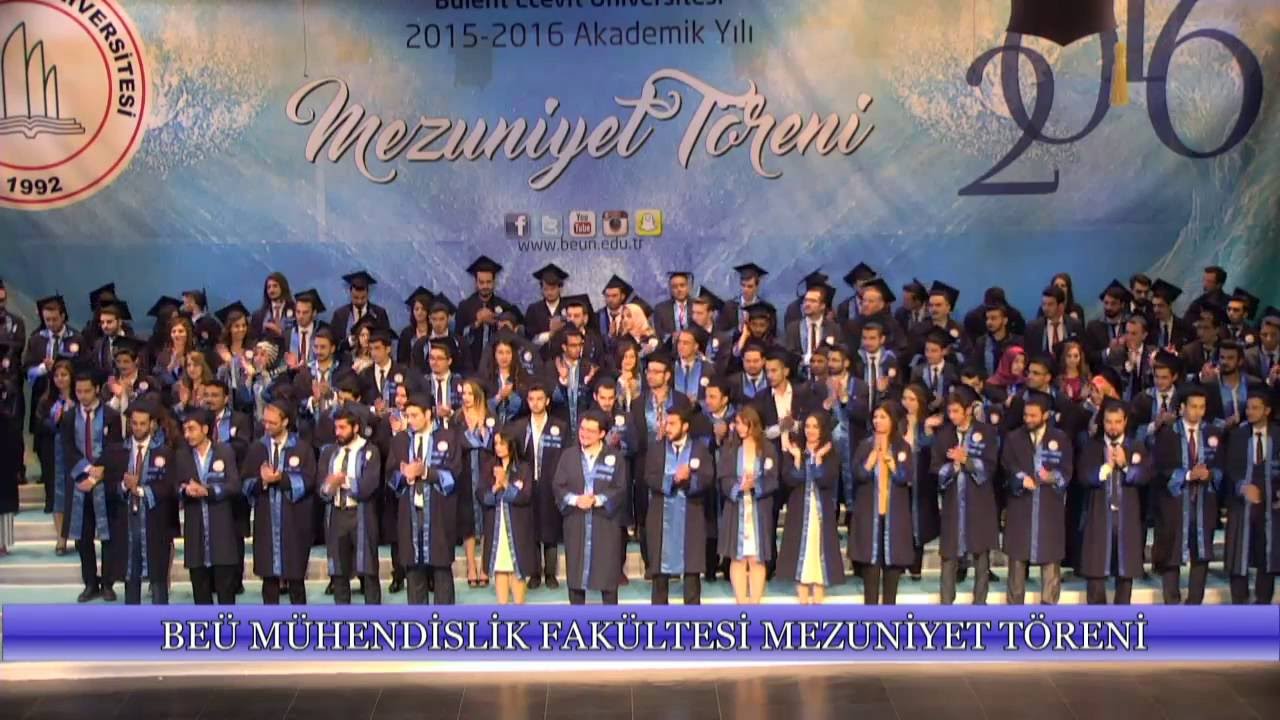 BEÜ MÜHENDİSLİK FAKÜLTESİ ELEKTRİK - ELEKTRONİK MÜHENDİSLİĞİ BÖLÜMÜ MEZUNİYET TÖRENİ 2016