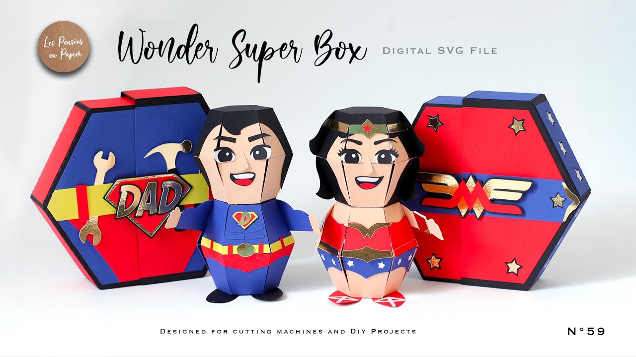 SVG PROJECT SUPER WONDER BOX | ASSEMBLY TUTORIAL |  LPP | N59