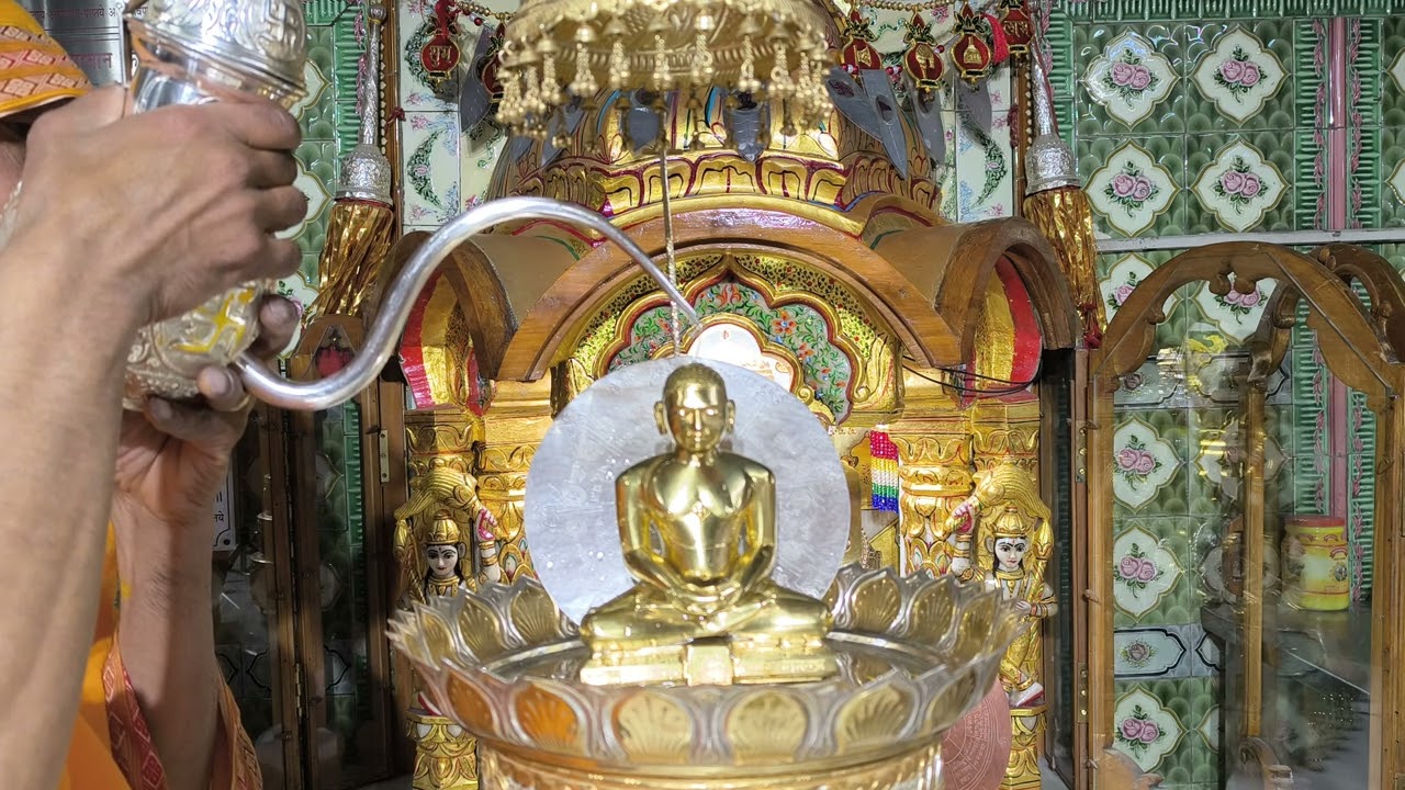 सर्व रोग शोक दुःख भय पीड़ा विनाशक प्रभु जी की शांति धारा जैन मन्दिर मसूरी 🙏🙏🏳‍🌈🏳‍🌈