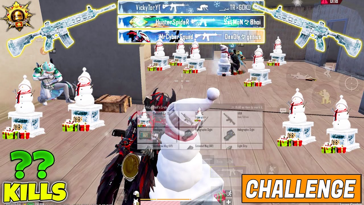 😱 OMG !! I GIFTED MAX M416 GLACIER TO MY TEAMMATES & CHALLENGED SILVANUS & POSEIDON X-SUIT IN BGMI