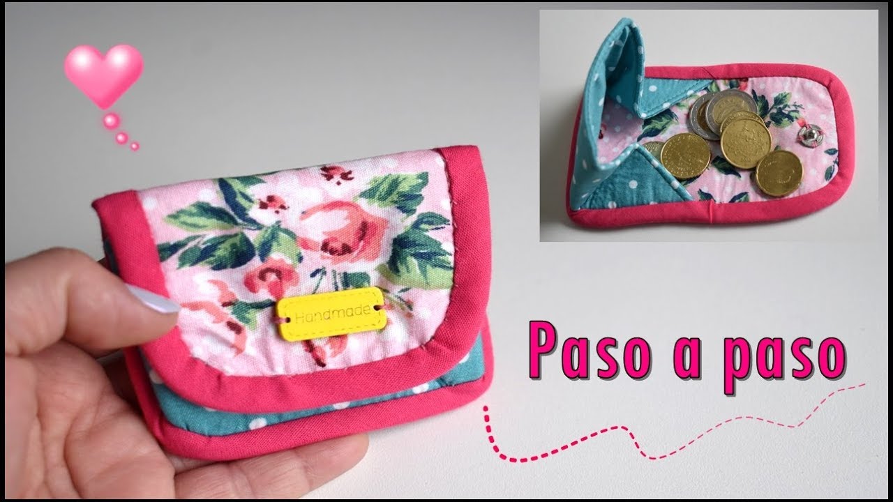 MONEDERO DE TELA PASO A PASO| Yuyi's Creations