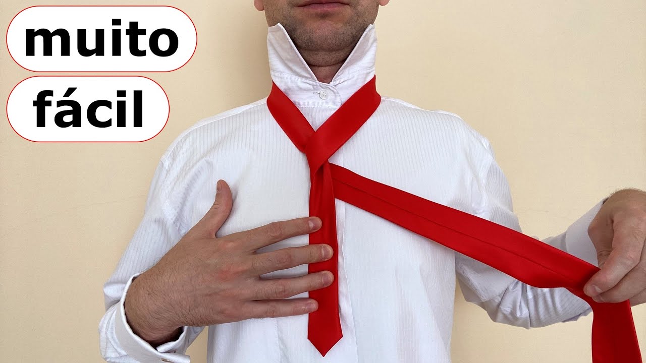 Como dar Nó em Gravata. Muito fácil. Passo a Passo