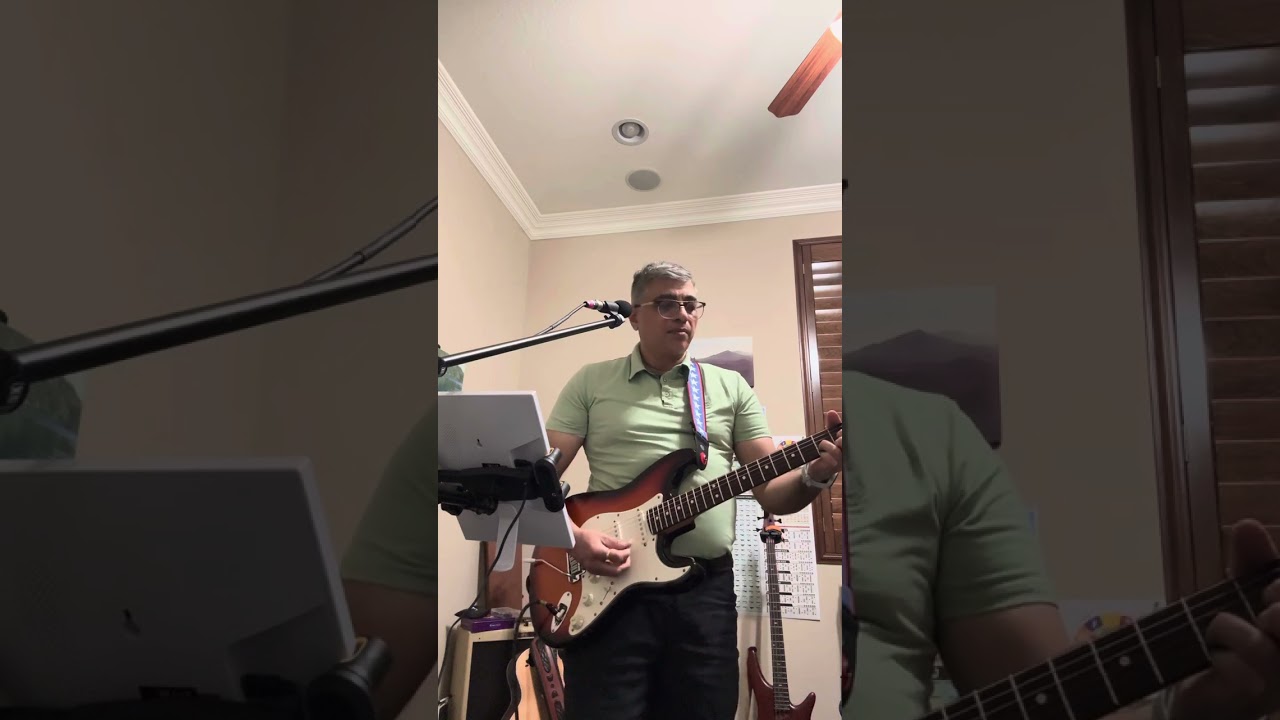 Kaadal Oviyum (M: Ilaiyaraja) guitar cover with interlude