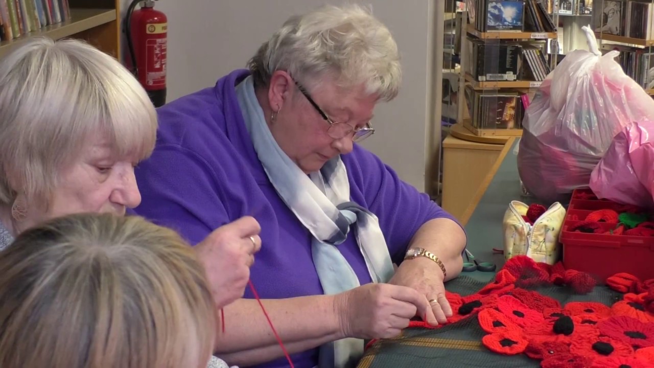 Knitting For The Poppy Appeal