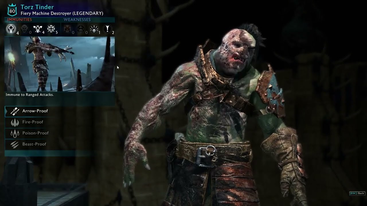 My Shadow of War Talion build, newest rare orc captains and a glitch I encountered.