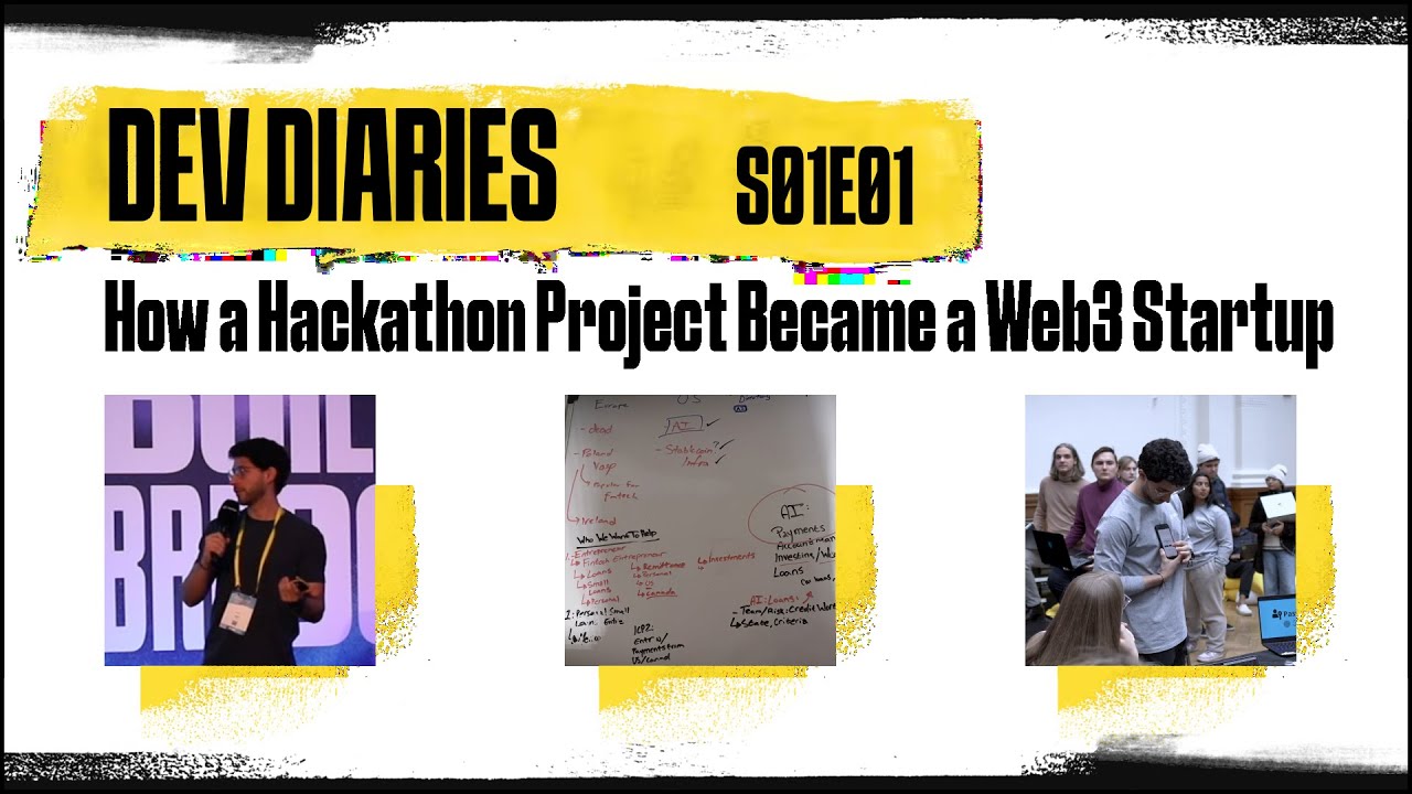 Dev Diaries S01E01 - How a Hackathon Project Became a Web3 Startup