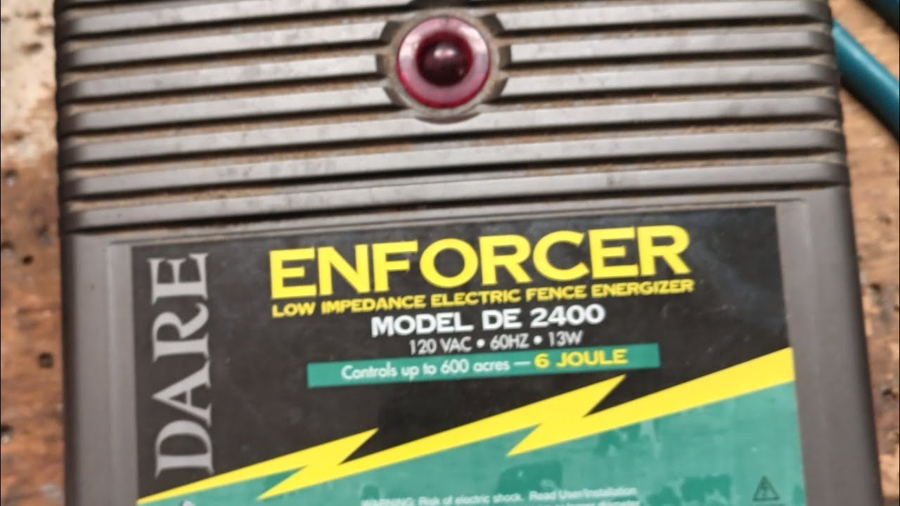 DARE DE 2400 Fence Energizer Flashes Red, But Has No Output | DARE DE 2400 Repair