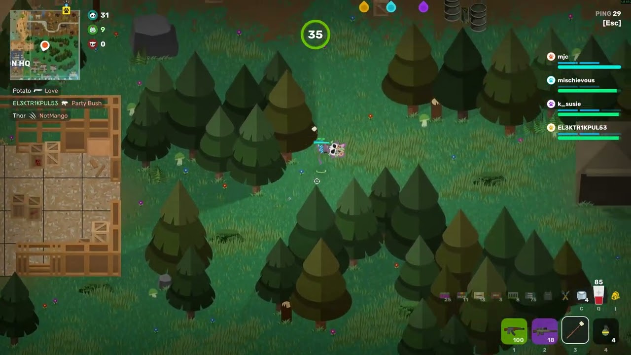 Super Animal Royale gameplay zombie's game mode