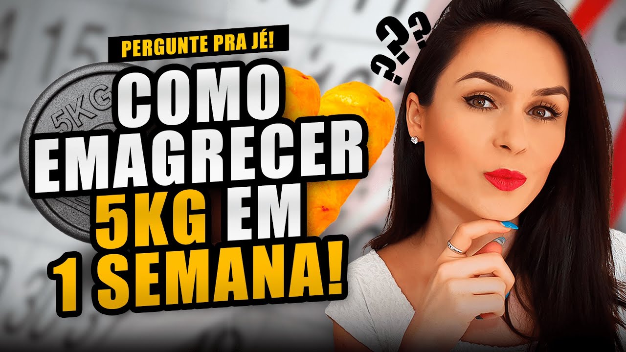 Como emagrecer 5kg em uma semana!